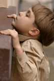 Reaching over Stock Photography