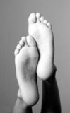 Lady feet Stock Photography