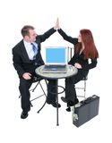 Business Team High Five Stock Photos