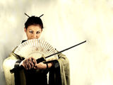 Samurai girl Royalty Free Stock Photos