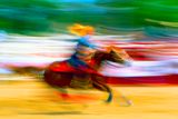 Rodeo lass Stock Photography