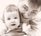 Stock Image : Father and baby