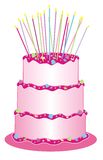Girlie cake Royalty Free Stock Image