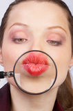 Woman lips Royalty Free Stock Photo