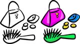 Girlie things Royalty Free Stock Photo