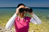 BINOCULARS Stock Images