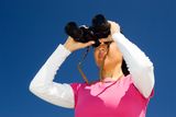 BINOCULARS Stock Image