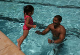 Jump to Daddy Royalty Free Stock Photos