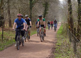 Cycling group Stock Photos