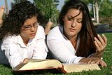 Bible reading Stock Photo