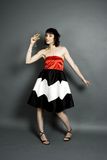 High Fashion and Champaign Stock Photography