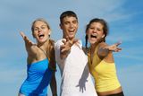 Happy smiling youth  Stock Photography