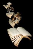 Flying books Royalty Free Stock Images