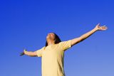 Joy,youth praise and faith Stock Photography