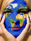 World girl Royalty Free Stock Photo