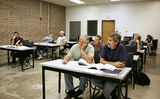 Adult Ed - Boredom Royalty Free Stock Photography