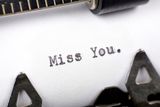 Miss You Royalty Free Stock Photography