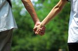 Hands of lovers Royalty Free Stock Photo