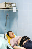 Pregnant woman examination Royalty Free Stock Image