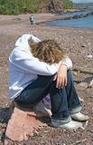 Teenager pouting Royalty Free Stock Photos