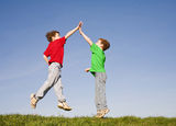 High Five Stock Image