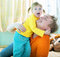 Stock Image : Child with father