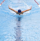 Teenager swimmer Stock Image