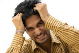 Youth's frustration Stock Photos