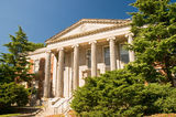 Campus academic building Royalty Free Stock Photo