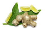 Ginger and Lemon Stock Photo