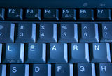 Learn keyboard Royalty Free Stock Photo