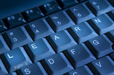Learn keys Stock Photo