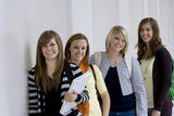 Female College Students Royalty Free Stock Photography