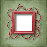 Wooden framework for portraiture Royalty Free Stock Image