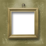 Wooden framework for portraiture Stock Photos