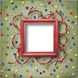 Wooden framework for portraiture Royalty Free Stock Photo
