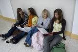 Students studying Stock Photos