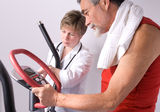 Result of training Stock Image