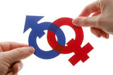 Gender symbols Stock Photo