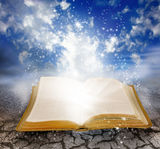 Magic book Stock Image