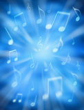 Heavenly Music Background Stock Image