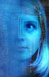 Technology girl Stock Photo