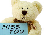 Teddy miss you Stock Photos