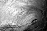 Black and White Ocean Wave Stock Images