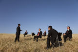 Business outdoor training Royalty Free Stock Photos