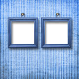 Two wooden frameworks for portraiture Royalty Free Stock Image