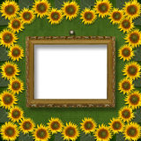 Wooden framework for portraiture Royalty Free Stock Photography