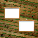 Two  Wooden frameworks for portraiture Stock Images