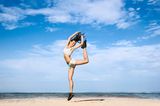 Jump for  health and youth Stock Photos