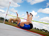 High Jump Royalty Free Stock Image